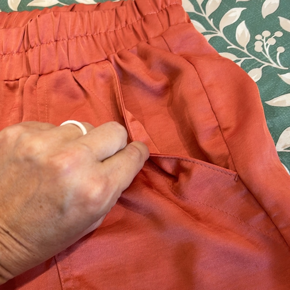 ⭐️2/$10 - A New Day Orange Shorts - Picture 2 of 4